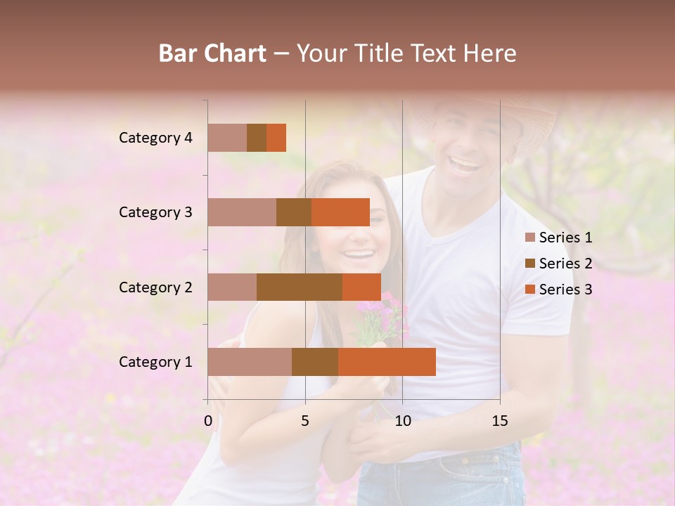 Person Purple Tree PowerPoint Template