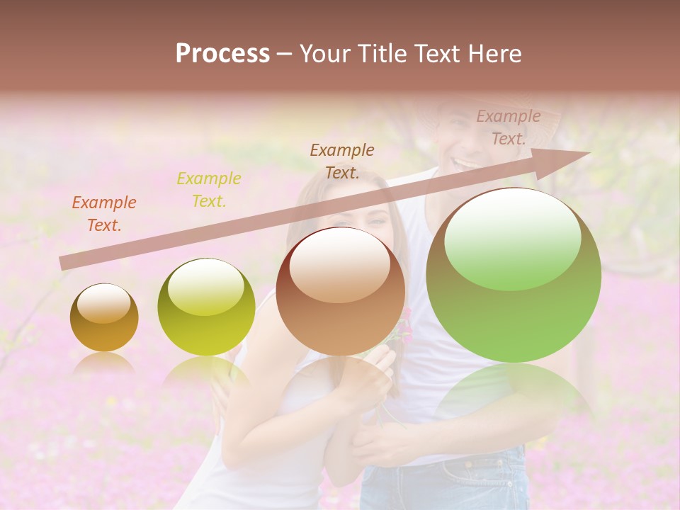 Person Purple Tree PowerPoint Template