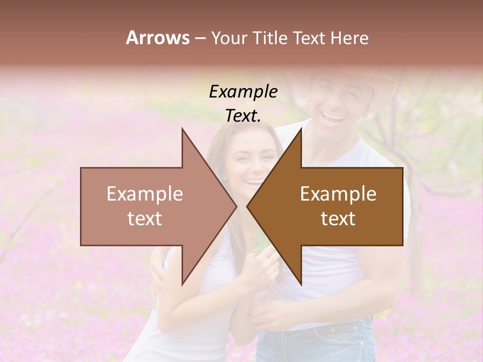 Person Purple Tree PowerPoint Template