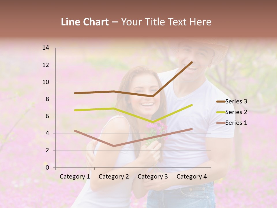 Person Purple Tree PowerPoint Template