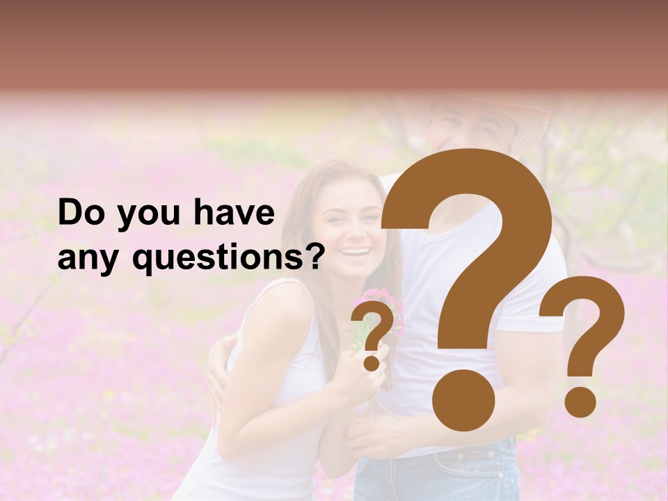 Person Purple Tree PowerPoint Template