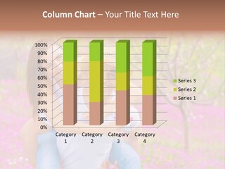 Pink Bouquet Park PowerPoint Template