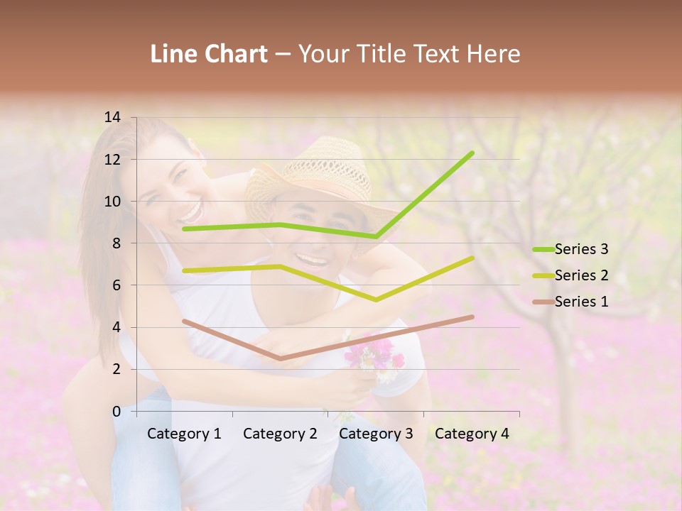 Pink Bouquet Park PowerPoint Template