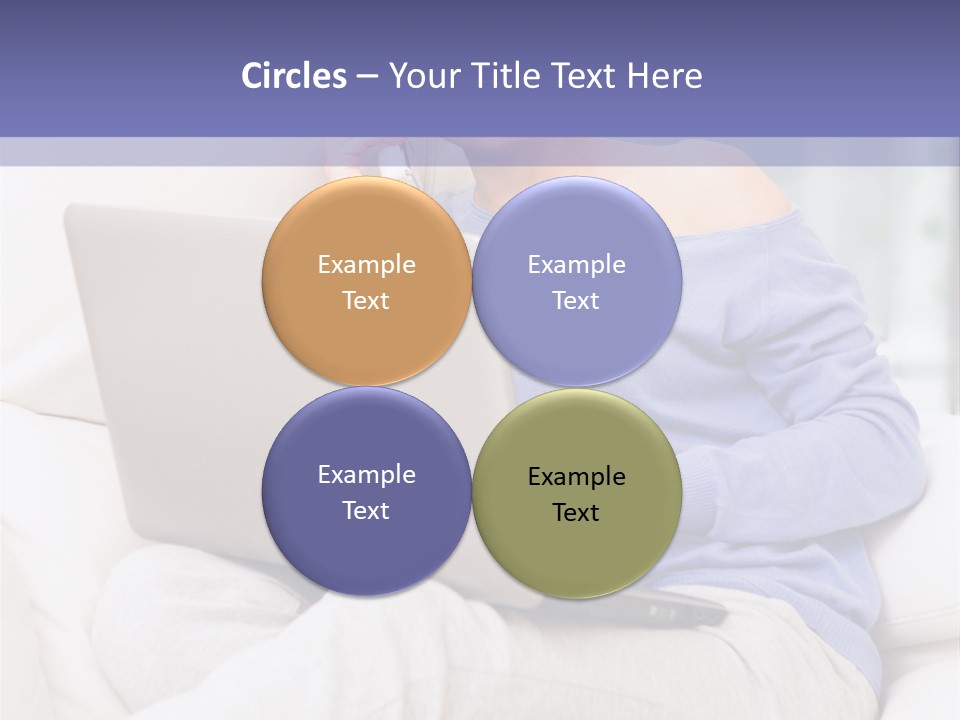 Browsing Blond Window PowerPoint Template