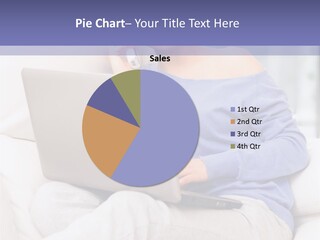 Browsing Blond Window PowerPoint Template