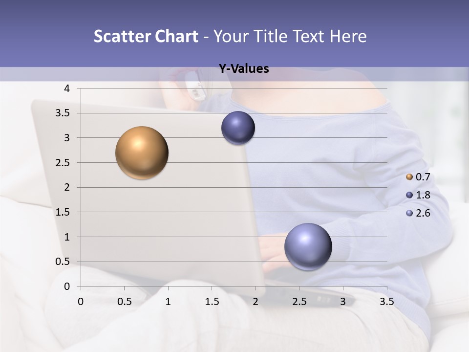 Browsing Blond Window PowerPoint Template