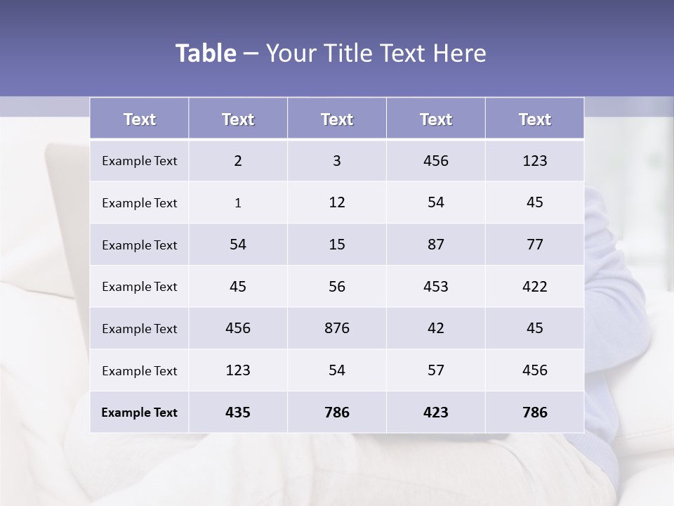 Browsing Blond Window PowerPoint Template