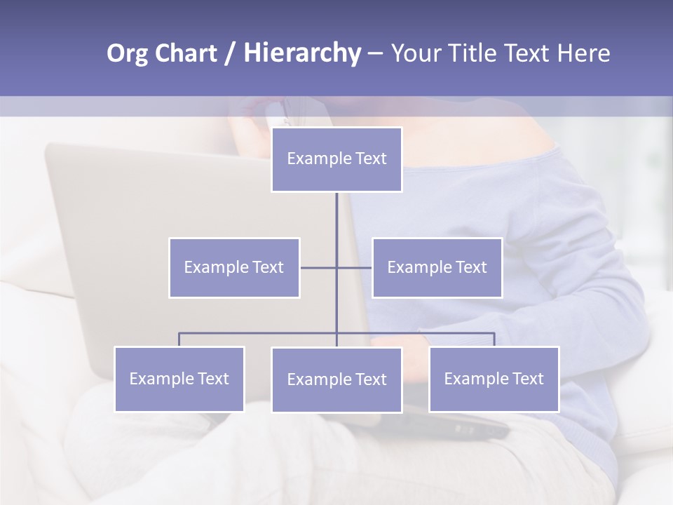 Browsing Blond Window PowerPoint Template