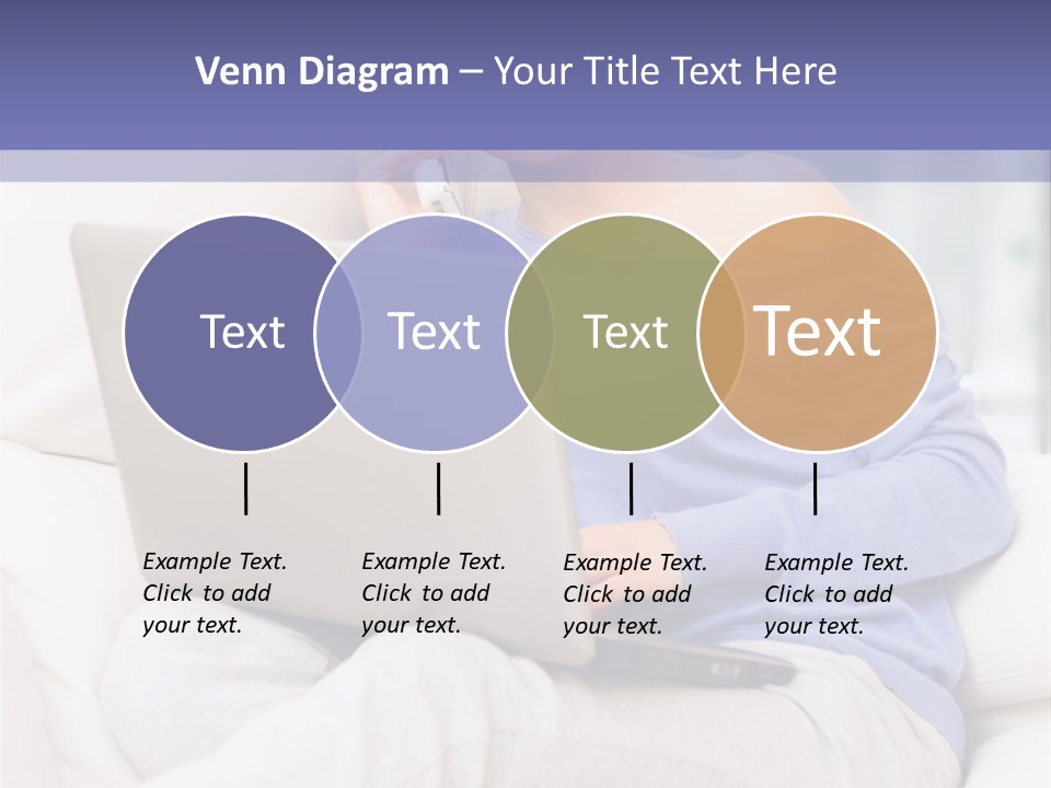 Browsing Blond Window PowerPoint Template