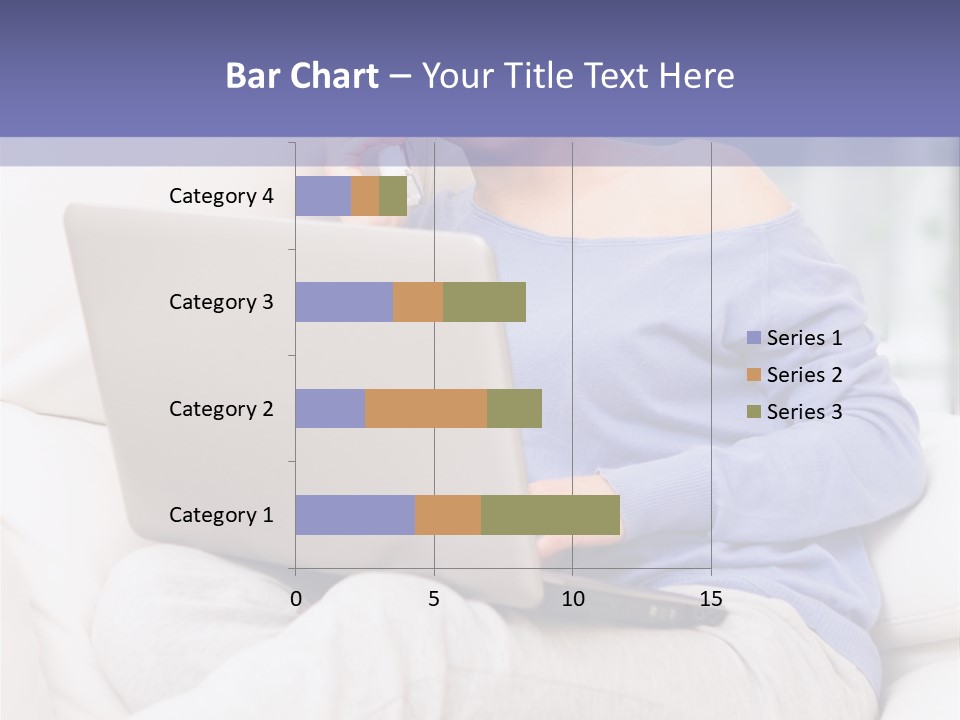 Browsing Blond Window PowerPoint Template