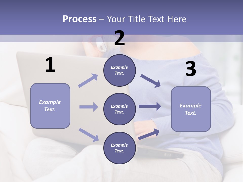 Browsing Blond Window PowerPoint Template