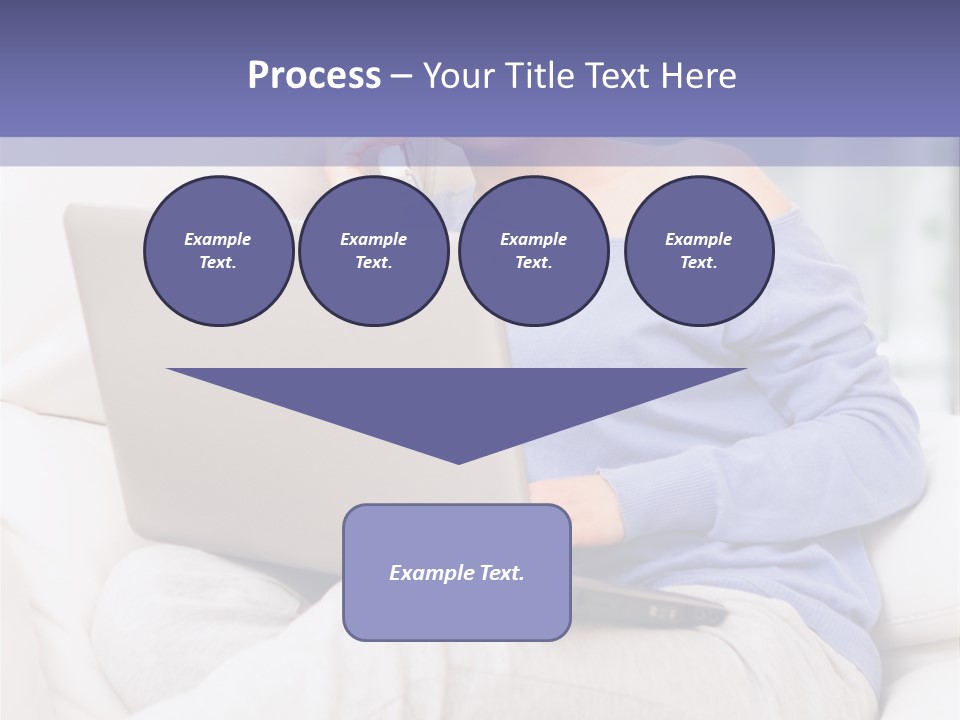Browsing Blond Window PowerPoint Template