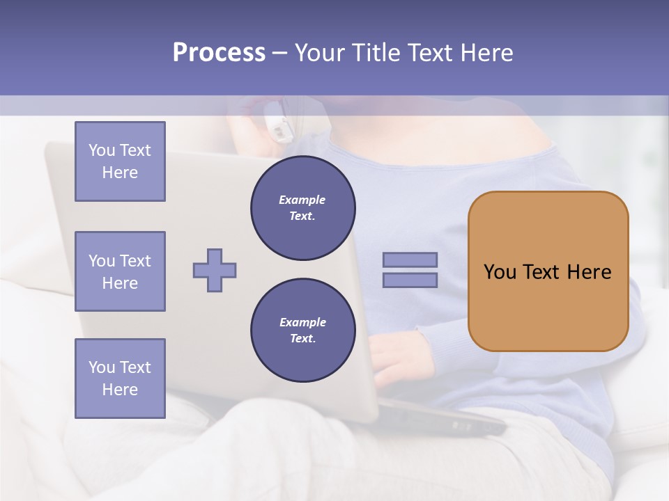 Browsing Blond Window PowerPoint Template