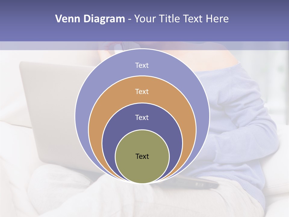 Browsing Blond Window PowerPoint Template