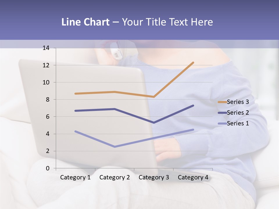 Browsing Blond Window PowerPoint Template