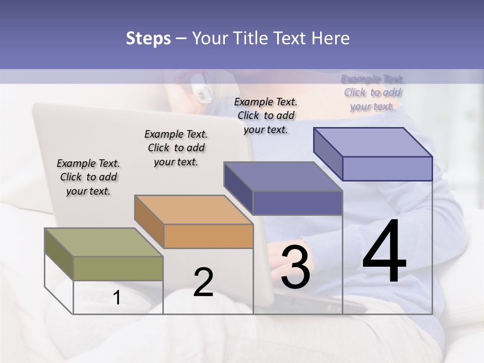 Browsing Blond Window PowerPoint Template