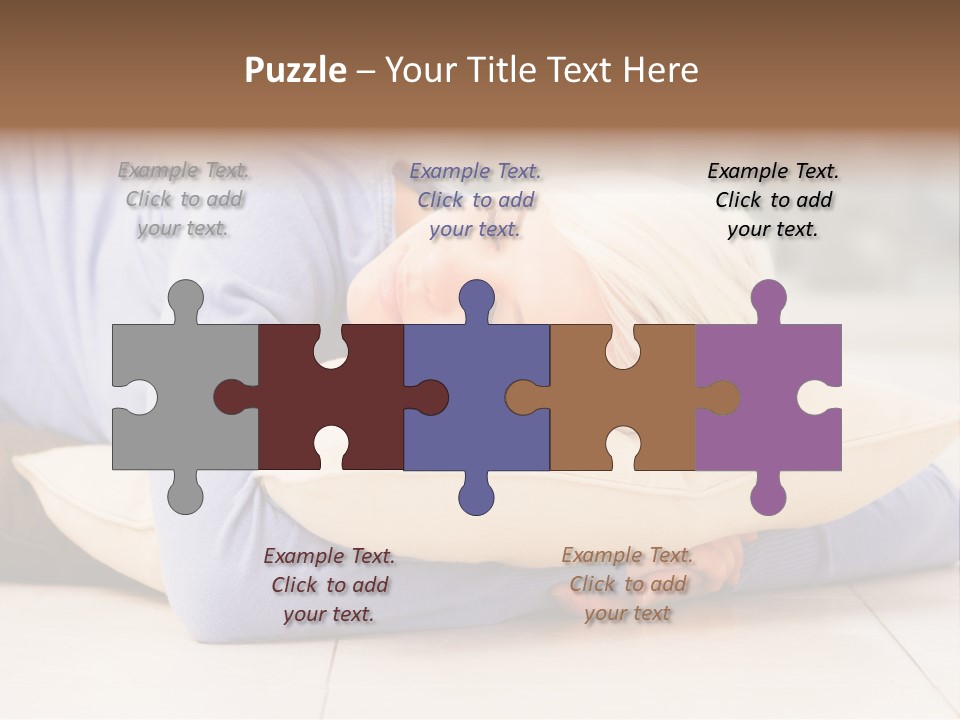 Pretty Gorgeous Sleep PowerPoint Template