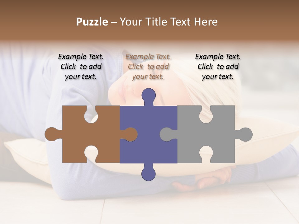 Pretty Gorgeous Sleep PowerPoint Template