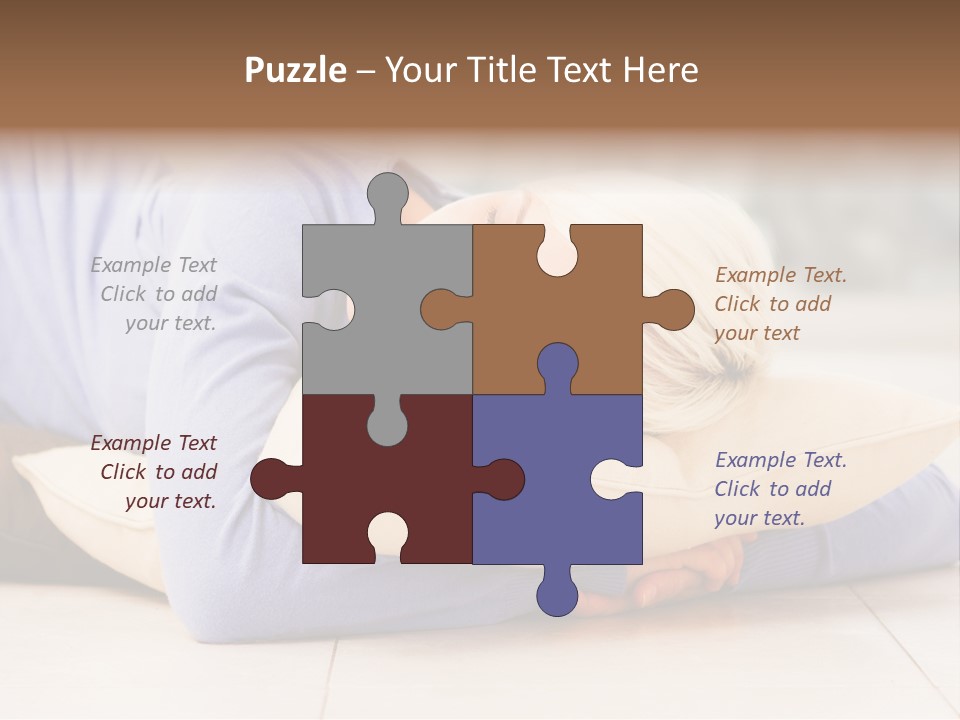 Pretty Gorgeous Sleep PowerPoint Template