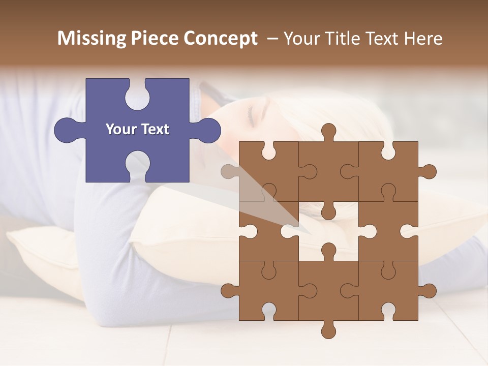 Pretty Gorgeous Sleep PowerPoint Template