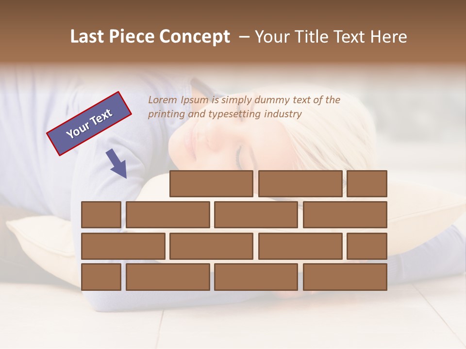 Pretty Gorgeous Sleep PowerPoint Template