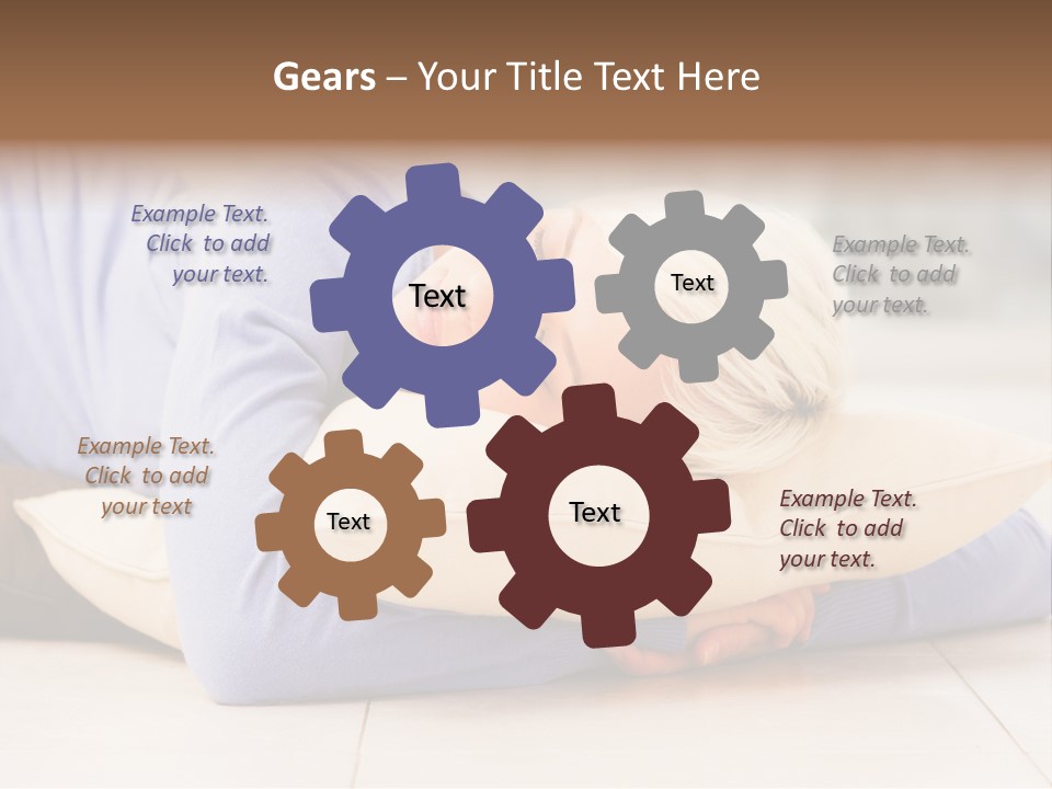 Pretty Gorgeous Sleep PowerPoint Template