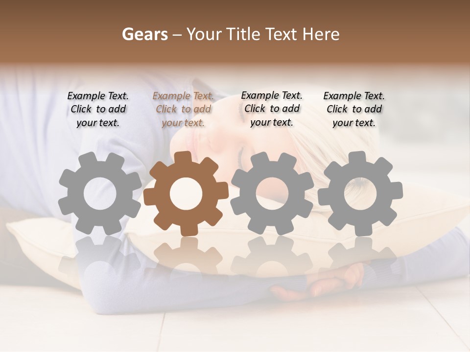 Pretty Gorgeous Sleep PowerPoint Template