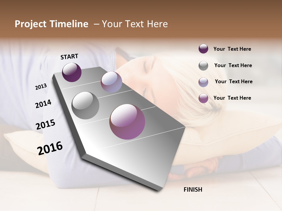 Pretty Gorgeous Sleep PowerPoint Template