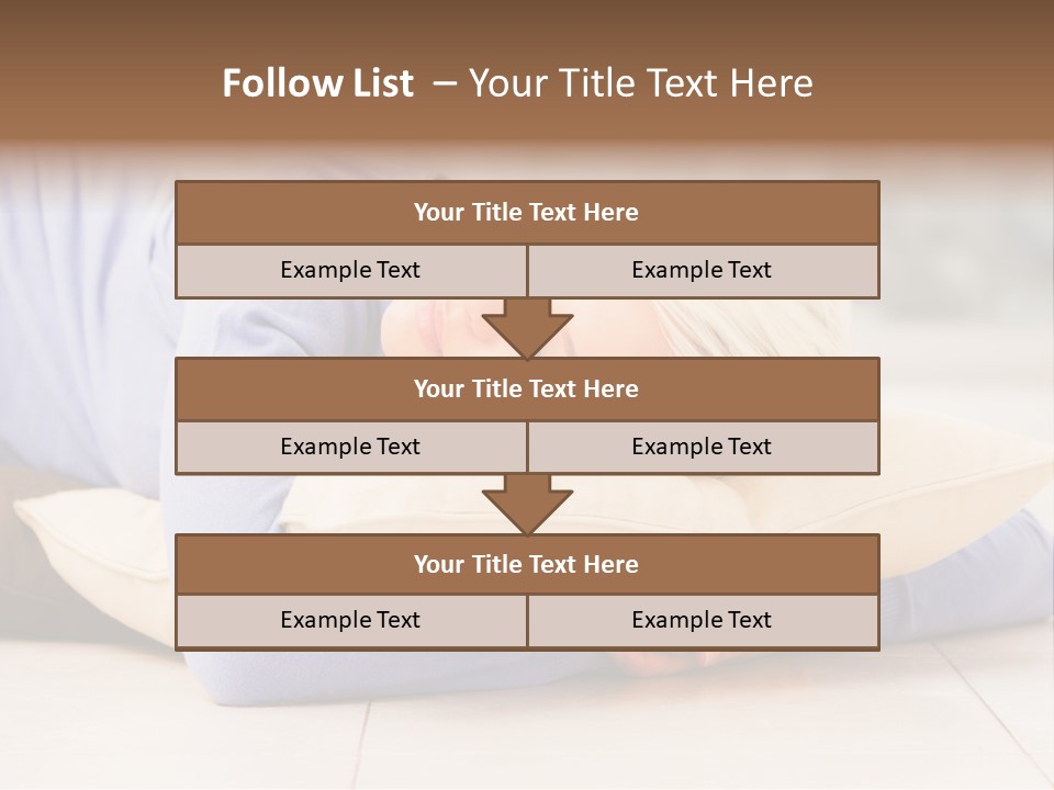 Pretty Gorgeous Sleep PowerPoint Template