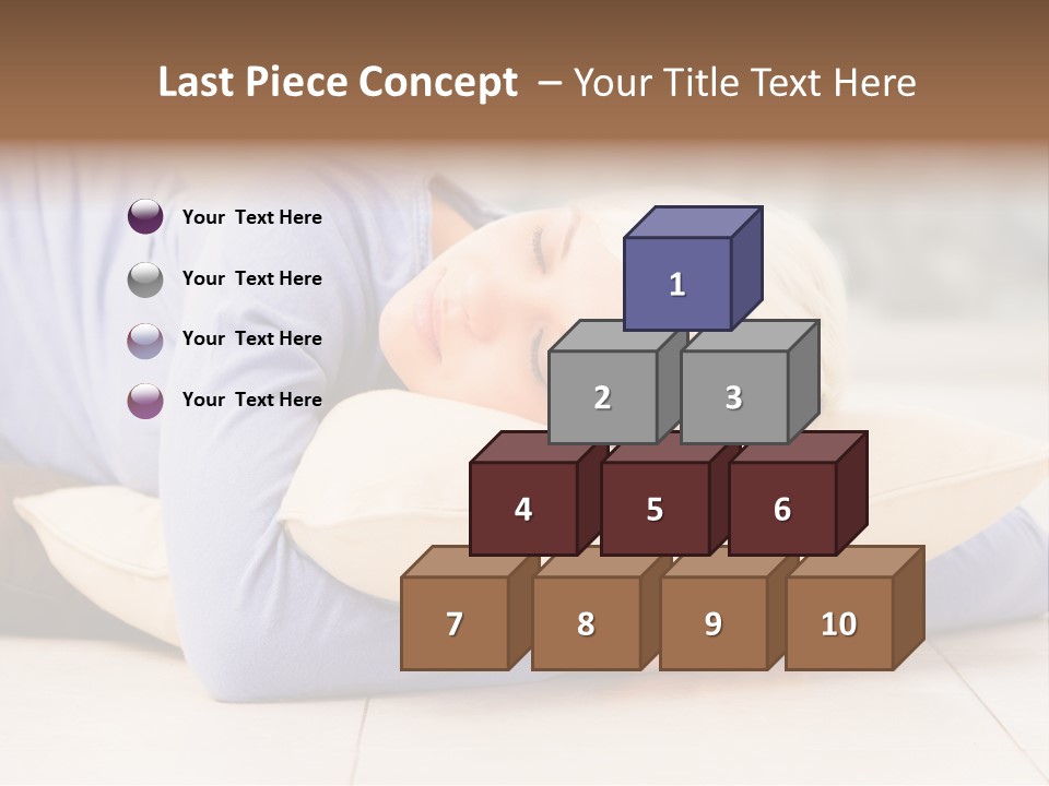 Pretty Gorgeous Sleep PowerPoint Template