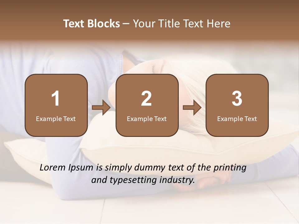 Pretty Gorgeous Sleep PowerPoint Template