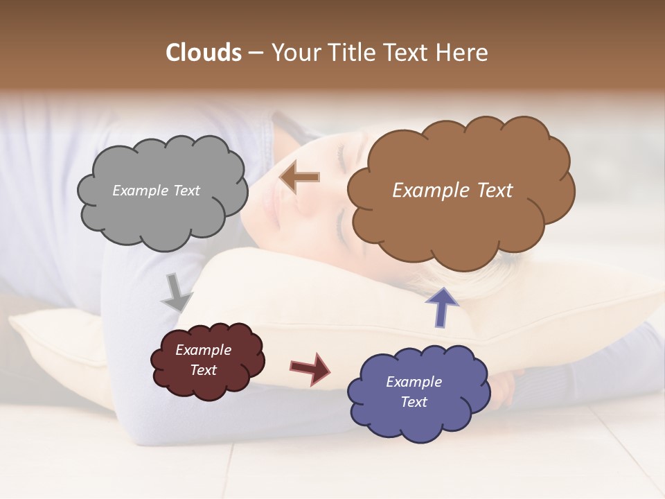 Pretty Gorgeous Sleep PowerPoint Template