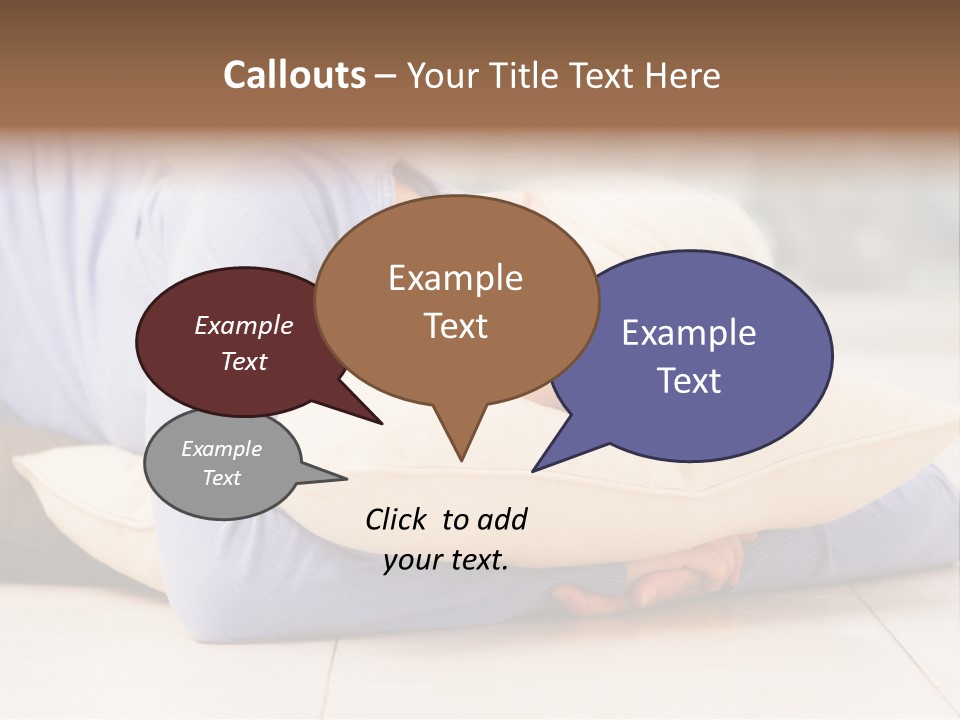 Pretty Gorgeous Sleep PowerPoint Template