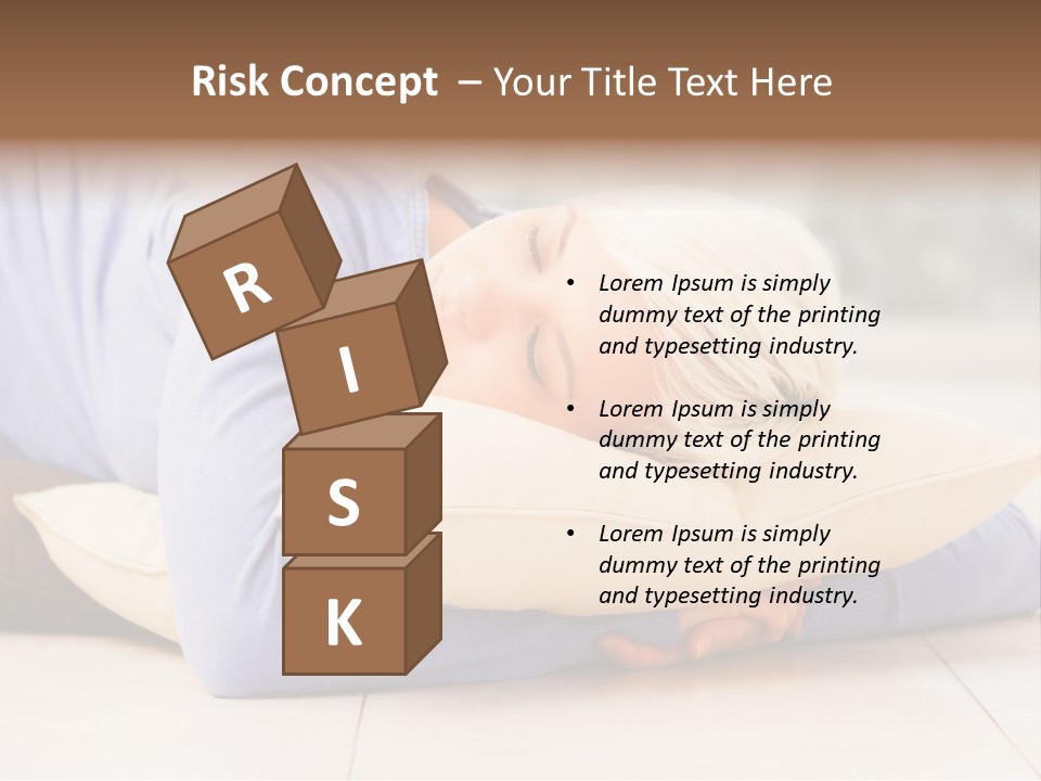 Pretty Gorgeous Sleep PowerPoint Template