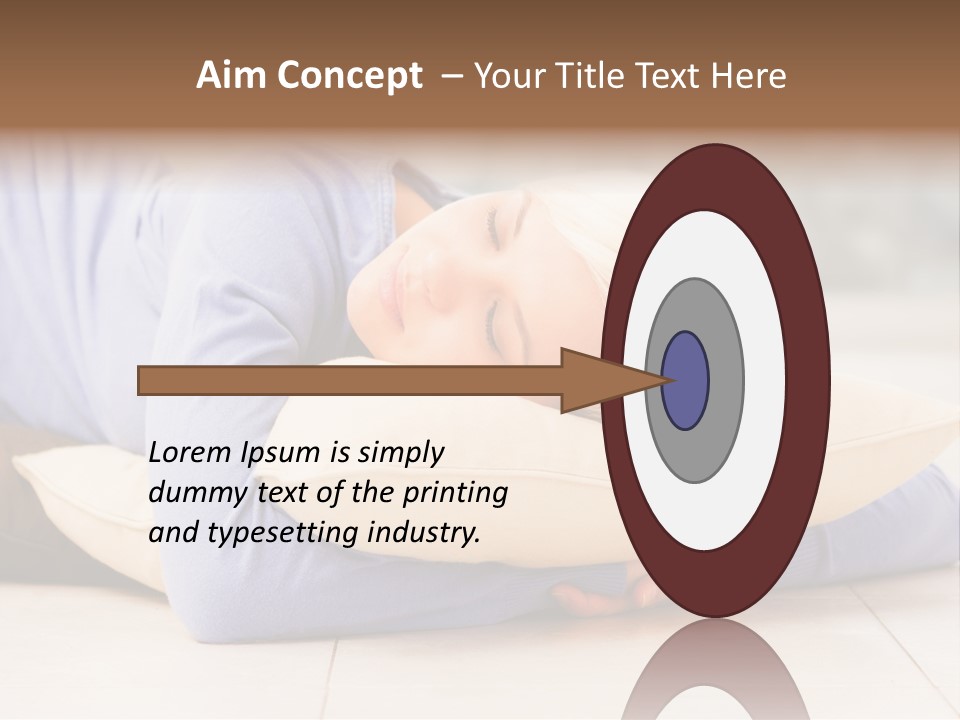 Pretty Gorgeous Sleep PowerPoint Template