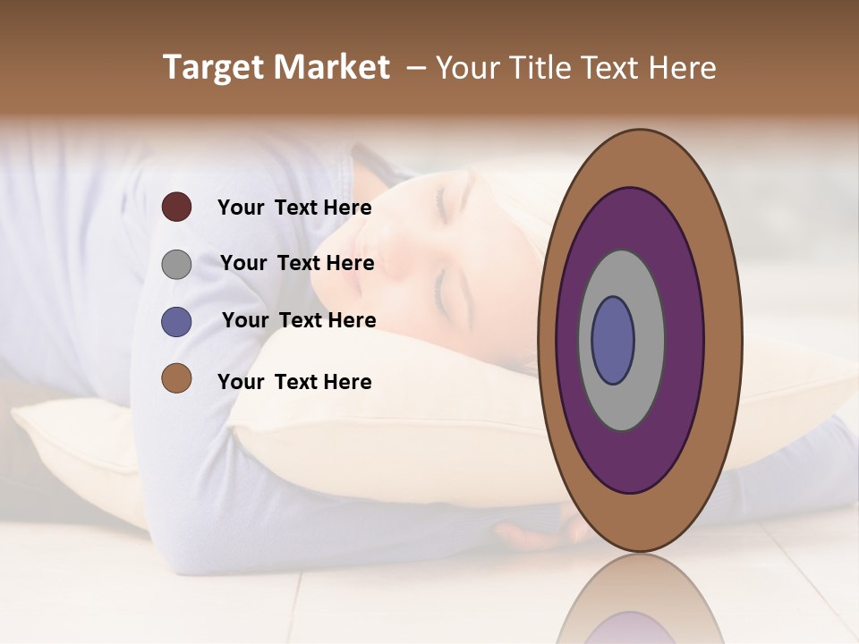 Pretty Gorgeous Sleep PowerPoint Template