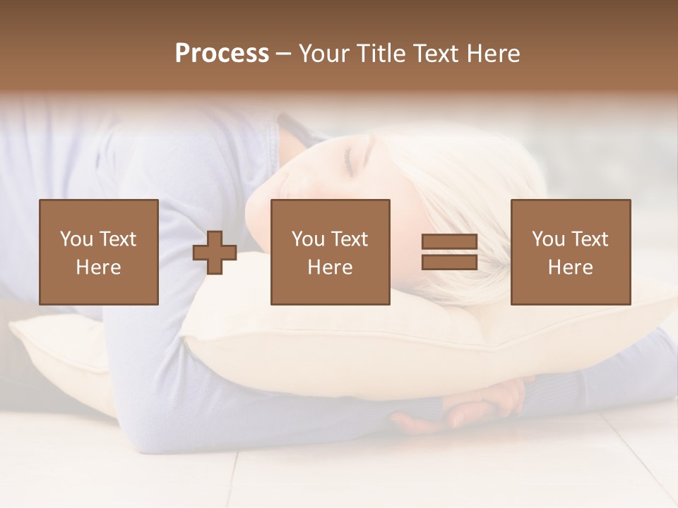Pretty Gorgeous Sleep PowerPoint Template