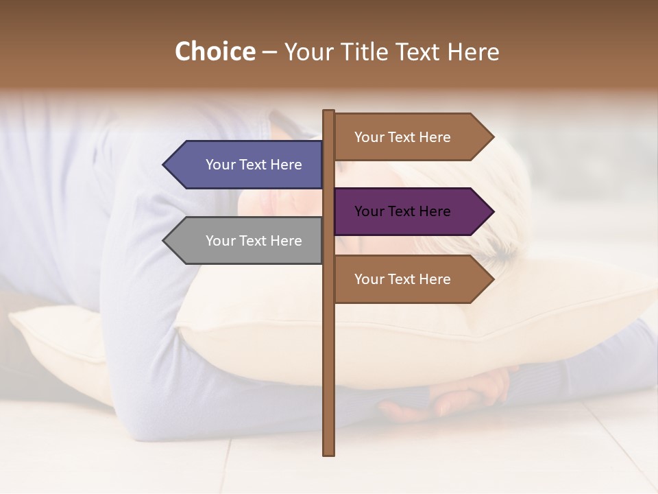 Pretty Gorgeous Sleep PowerPoint Template