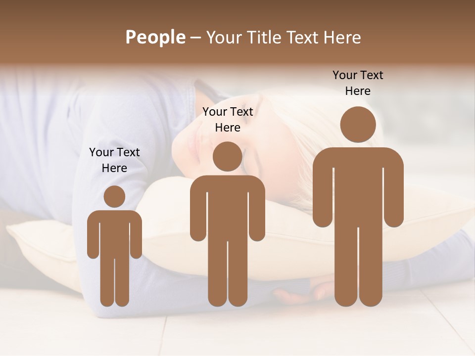 Pretty Gorgeous Sleep PowerPoint Template