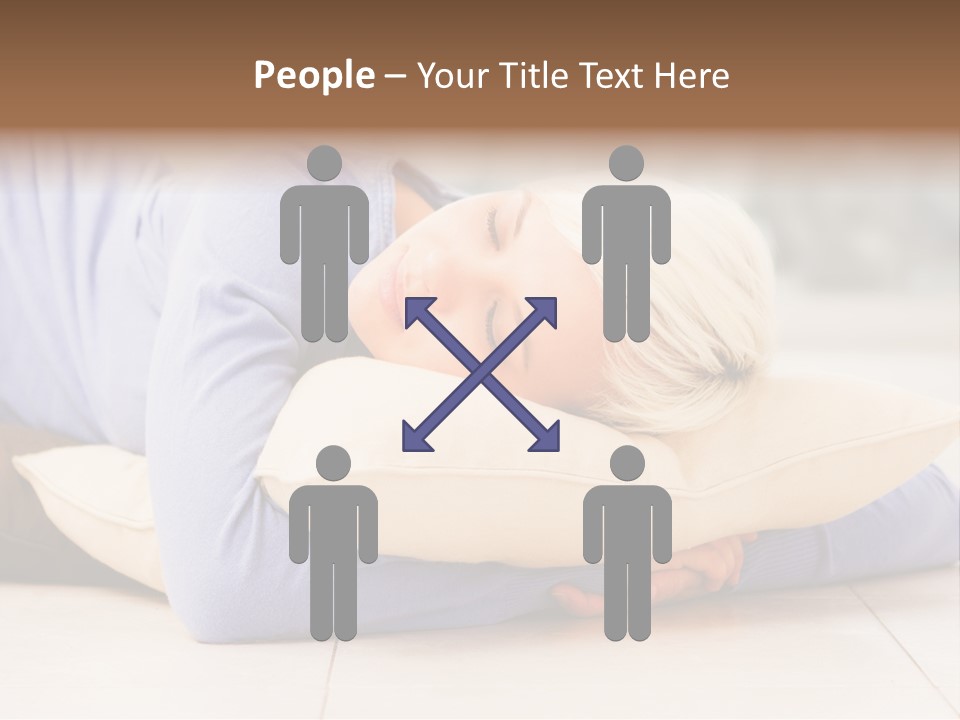 Pretty Gorgeous Sleep PowerPoint Template