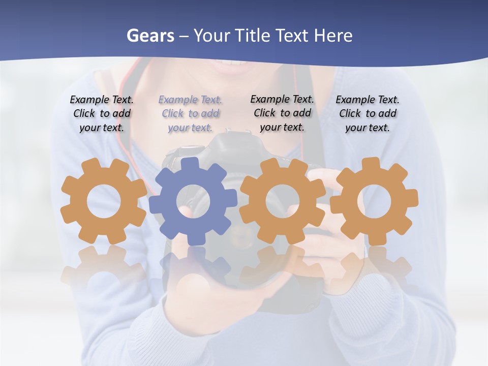 Closeup Lifestyle Reflex Beautiful PowerPoint Template