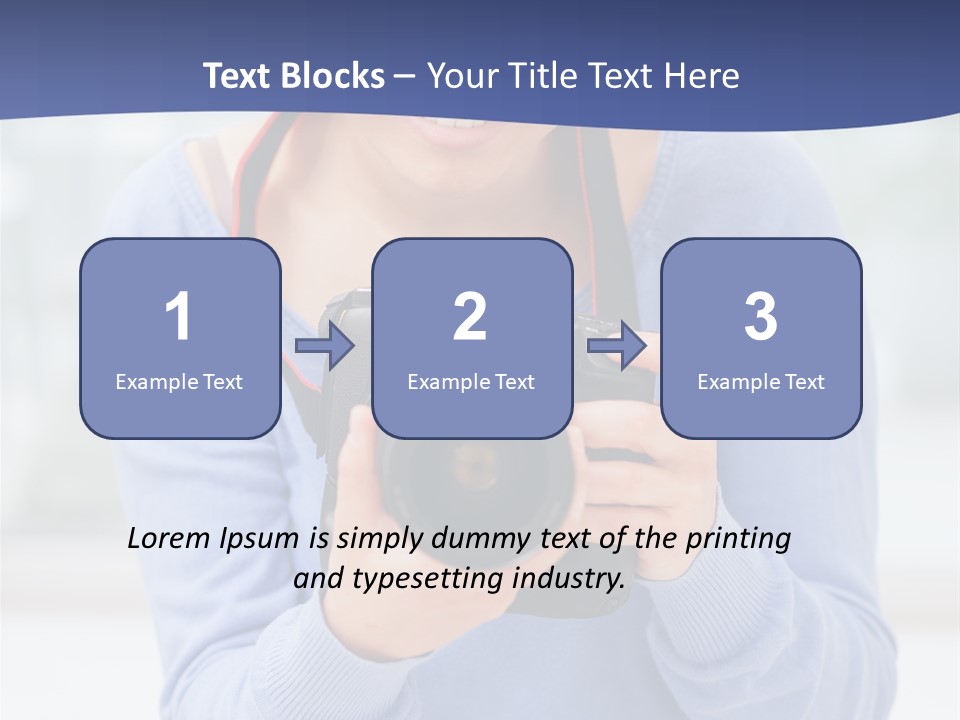 Closeup Lifestyle Reflex Beautiful PowerPoint Template