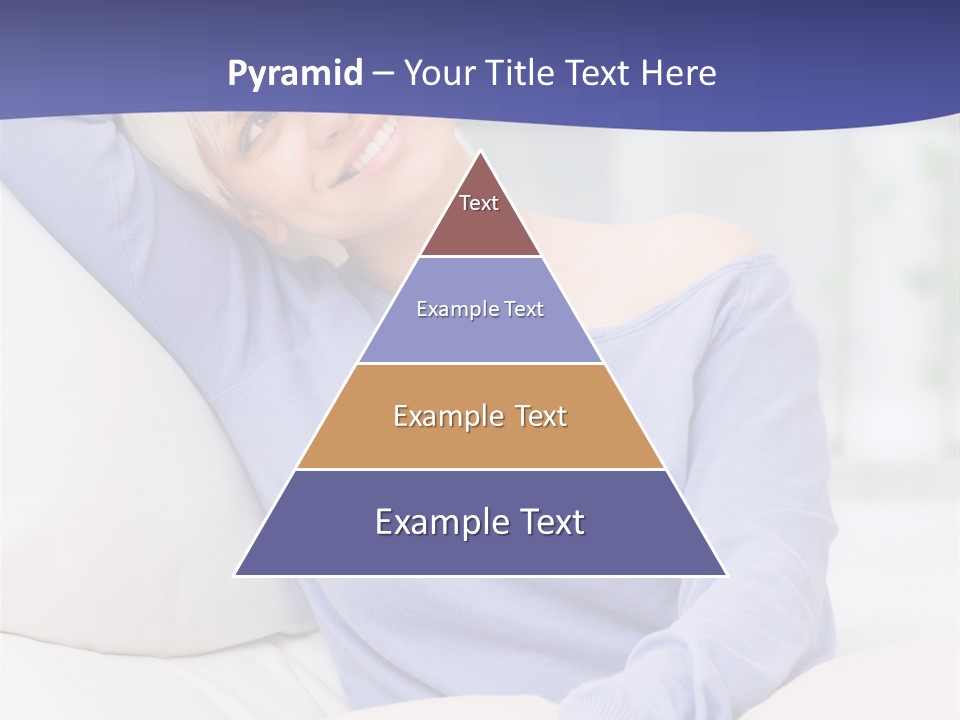 Lady Pretty Caucasian PowerPoint Template