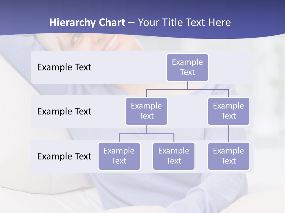 Lady Pretty Caucasian PowerPoint Template