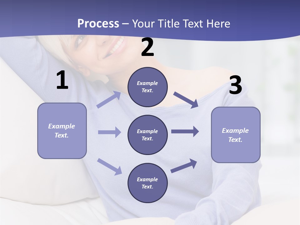 Lady Pretty Caucasian PowerPoint Template