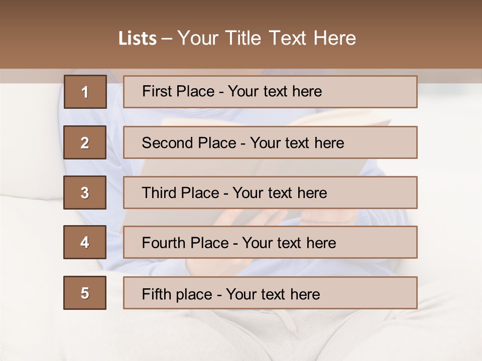Happiness Enjoyment Interior PowerPoint Template