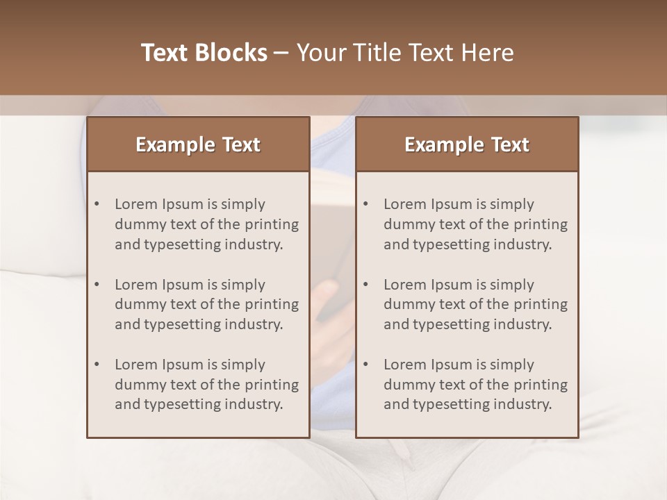 Happiness Enjoyment Interior PowerPoint Template