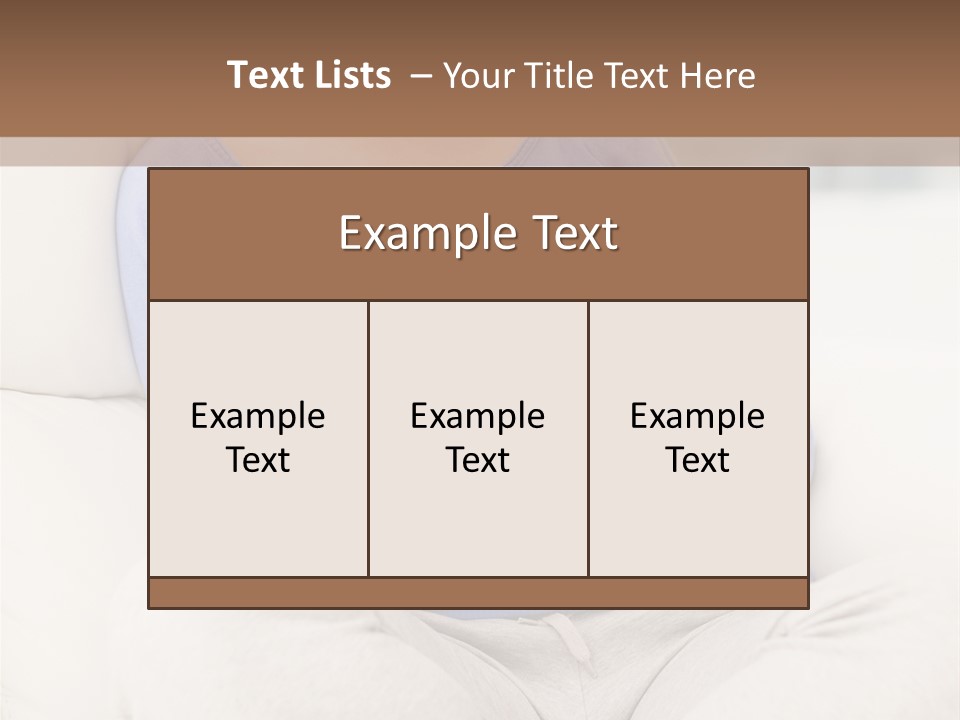 Happiness Enjoyment Interior PowerPoint Template