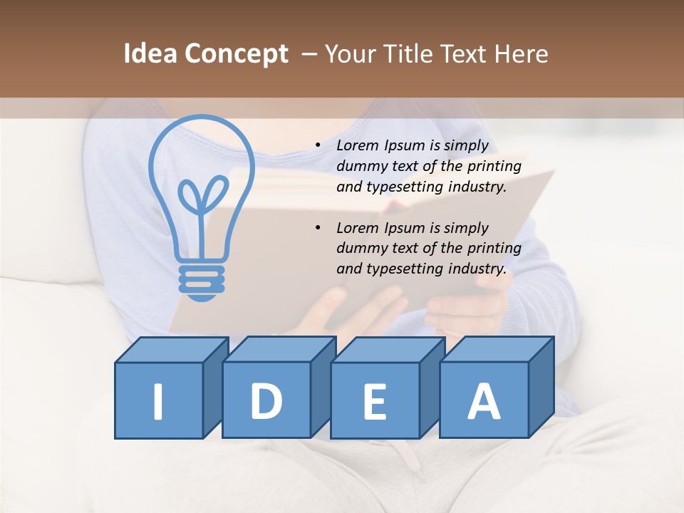 Happiness Enjoyment Interior PowerPoint Template