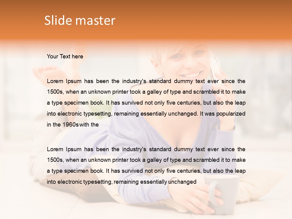 Lifestyle Tea Simplicity PowerPoint Template